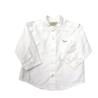 Camisa bebe logo bordado cuello mao