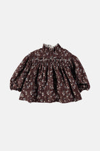 Load image into Gallery viewer, Coco Au Lait BABY BROWN FLOWERS BLOUSE  Brown Flowers
