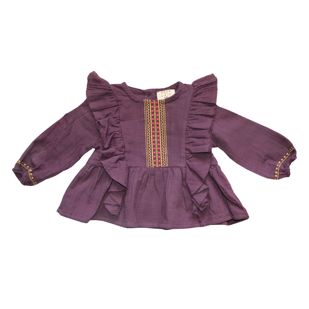 BLUSA OLANES BURGUNDY