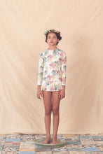 Load image into Gallery viewer, FIELD OF FLOWERS RASH GUARD TOP
