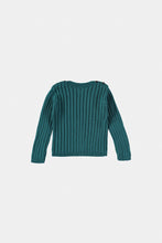 Load image into Gallery viewer, Coco Au Lait Baby buttoned sweater Sweater Shaded Spruce
