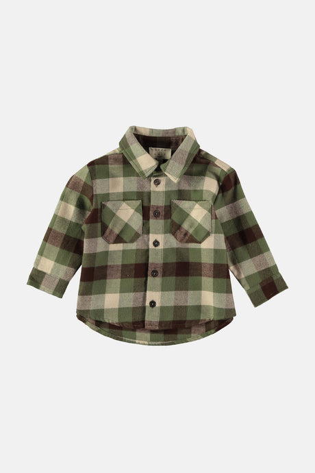 Coco Au Lait CHECKERED BABY SHIRT  Checks AW22