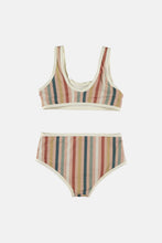 Load image into Gallery viewer, Coco Au Lait TIERRA STRIPES BIKINI Swimsuit Stripes Swim
