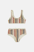 Load image into Gallery viewer, Coco Au Lait TIERRA STRIPES BIKINI Swimsuit Stripes Swim
