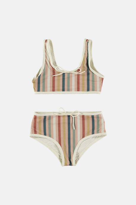 Coco Au Lait TIERRA STRIPES BIKINI Swimsuit Stripes Swim