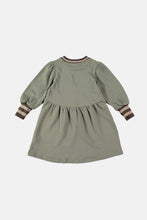 Load image into Gallery viewer, Coco Au Lait VETIVER FLEECE DRESS  Vetiver
