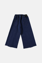 Load image into Gallery viewer, Coco Au Lait WIDE-LEG DENIM TROUSERS  Denim Blue
